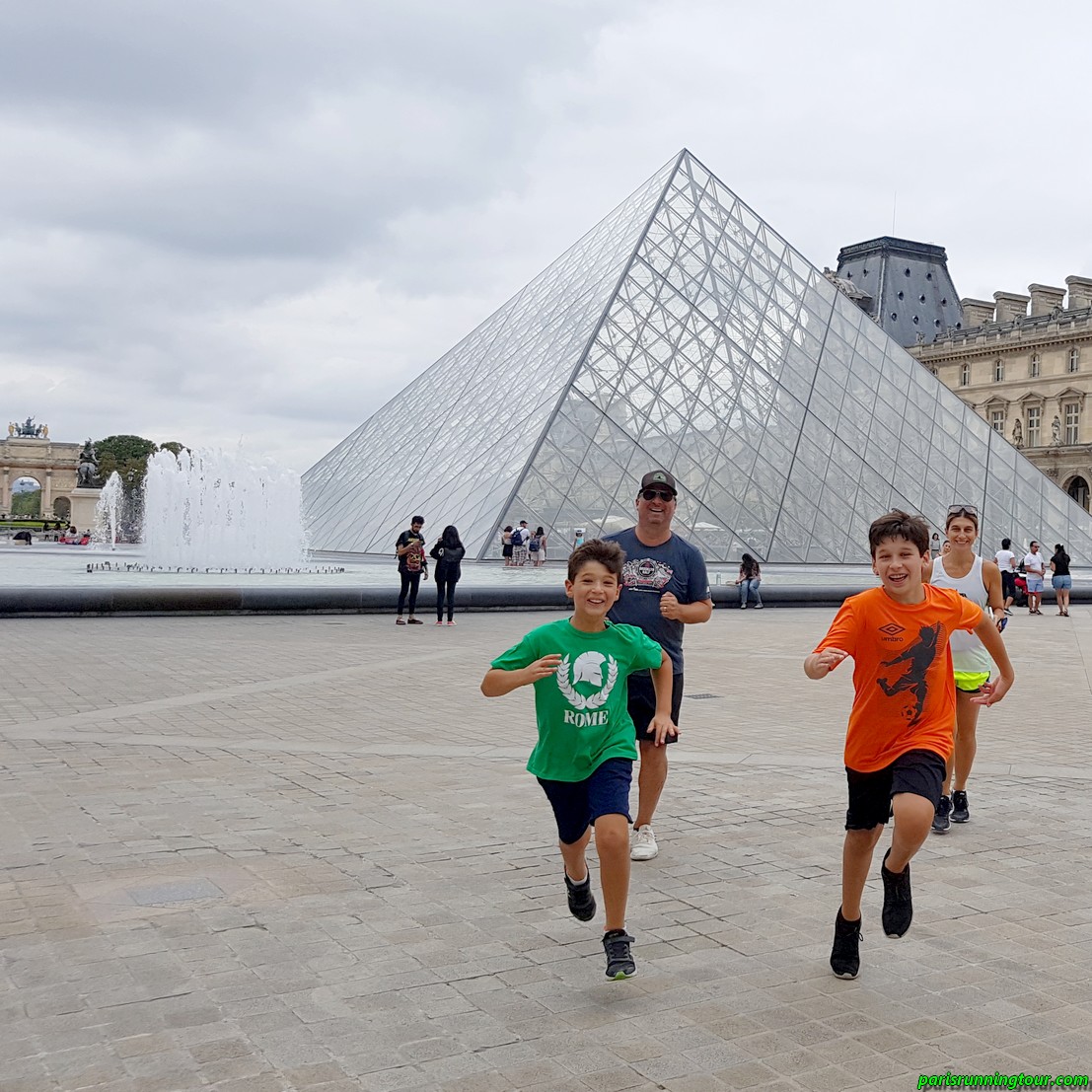 A family Paris Running Tour