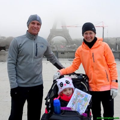 Paris Running Tours is 10 years old! With Evan, Jennifer and Ava